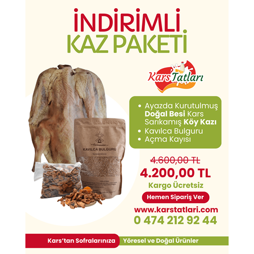 AYAZDA KURUTULMUŞ KARS KAZI PAKETİ